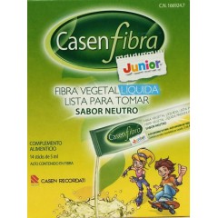 Casenfibra junior fibra vegetal liquida 14 sticks - Farmacia Olmos
