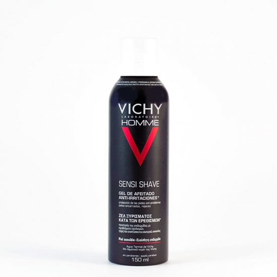 Vichy homme gel afeitado anti irritaciones 150ml-Farmacia Olmos