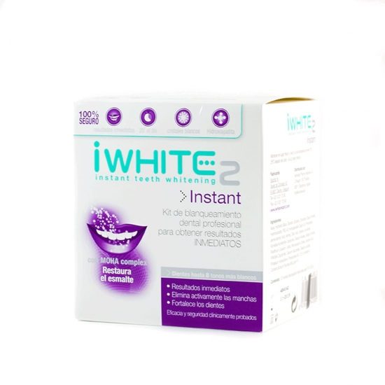 I white 2 instant blanqueamiento 10 moldes+regalo cepillo balnqueante - Farmacia Olmos