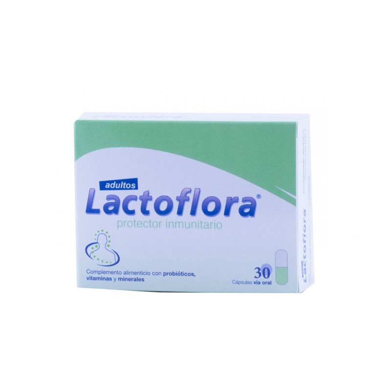 Lactoflora protector inmunitario  30 capsulas-Farmacia olmos