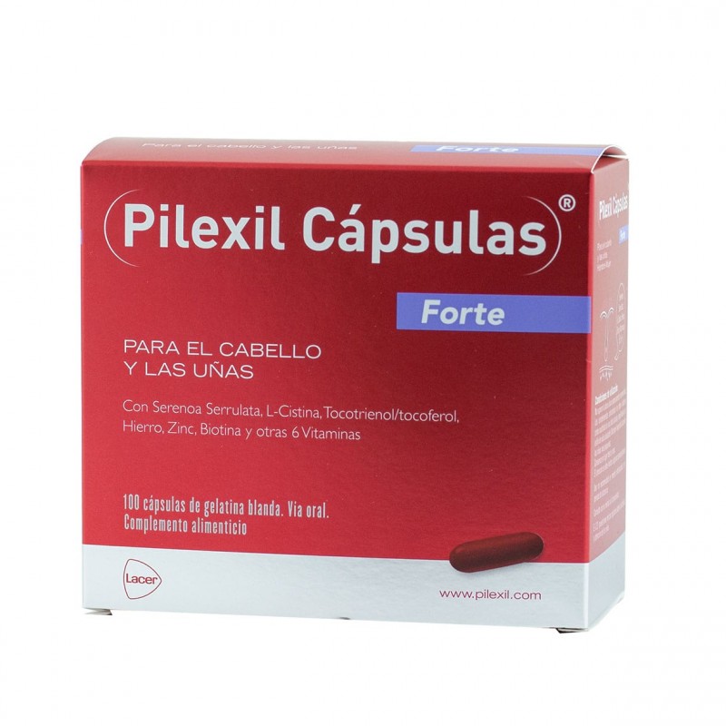 Pilexil forte 100 capsulas-Farmacia Olmos