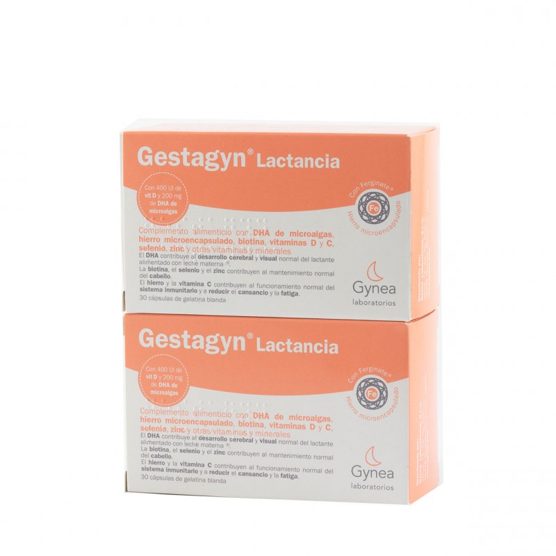 Gestagyn lactancia  pack duo 2 x 30 capsulas-Farmacia Olmos