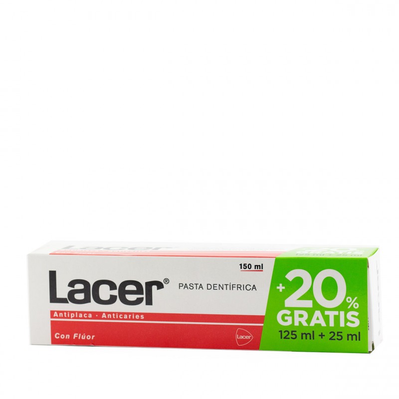 Lacer pasta con fluor  150ml-Farmacia Olmos
