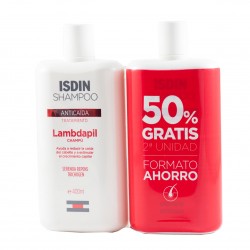 Isdin lambdapil anticaida champu 400 ml duplo-Farmacia Olmos