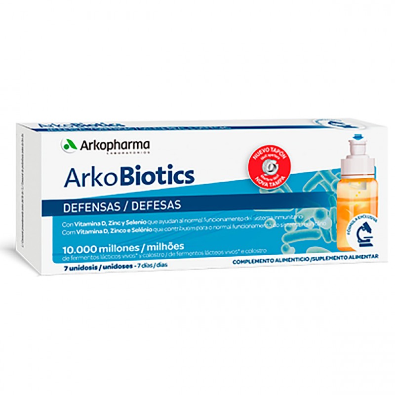Arkobiotics defensas adulto 7 unidosis-Farmacia Olmos