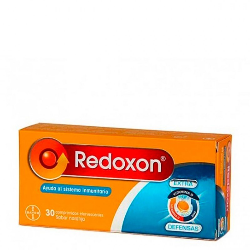 Redoxon extra 30 comprimidos efervescentes sabor   naranja-Farmacia Olmos