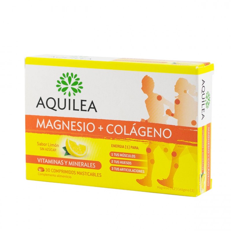 Aquilea magnesio+colageno 30 comprimidos masticables - Farmacia Olmos