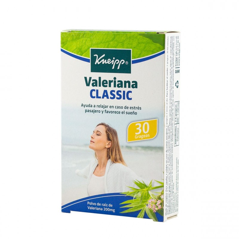 Kneipp valeriana classic 30 grageas - Farmacia Olmos
