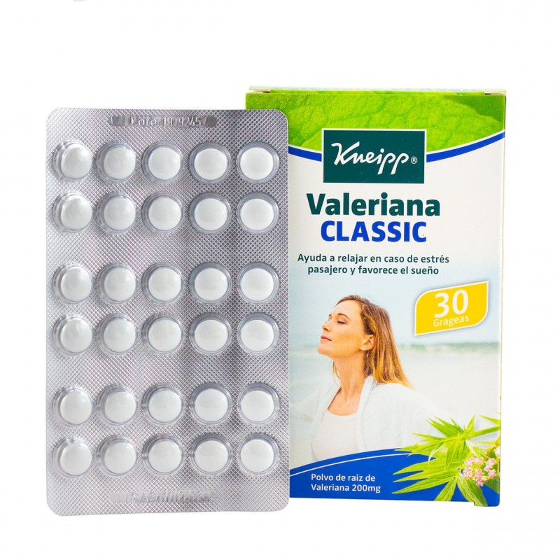 Kneipp valeriana classic 30 grageas - Farmacia Olmos