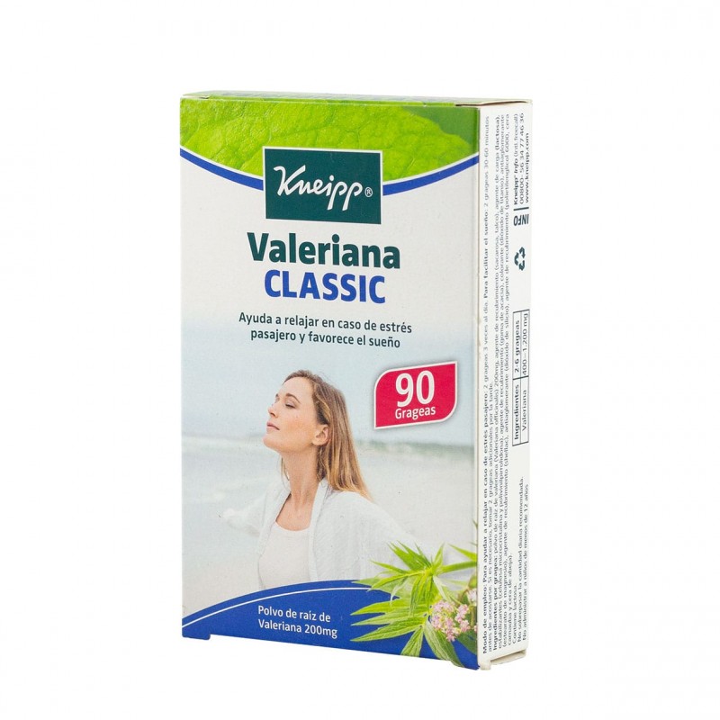 Kneipp valeriana classic  90 grageas - Farmacia Olmos