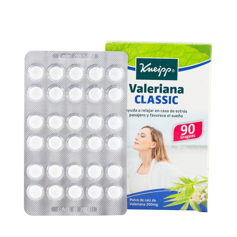 Kneipp valeriana classic  90 grageas - Farmacia Olmos