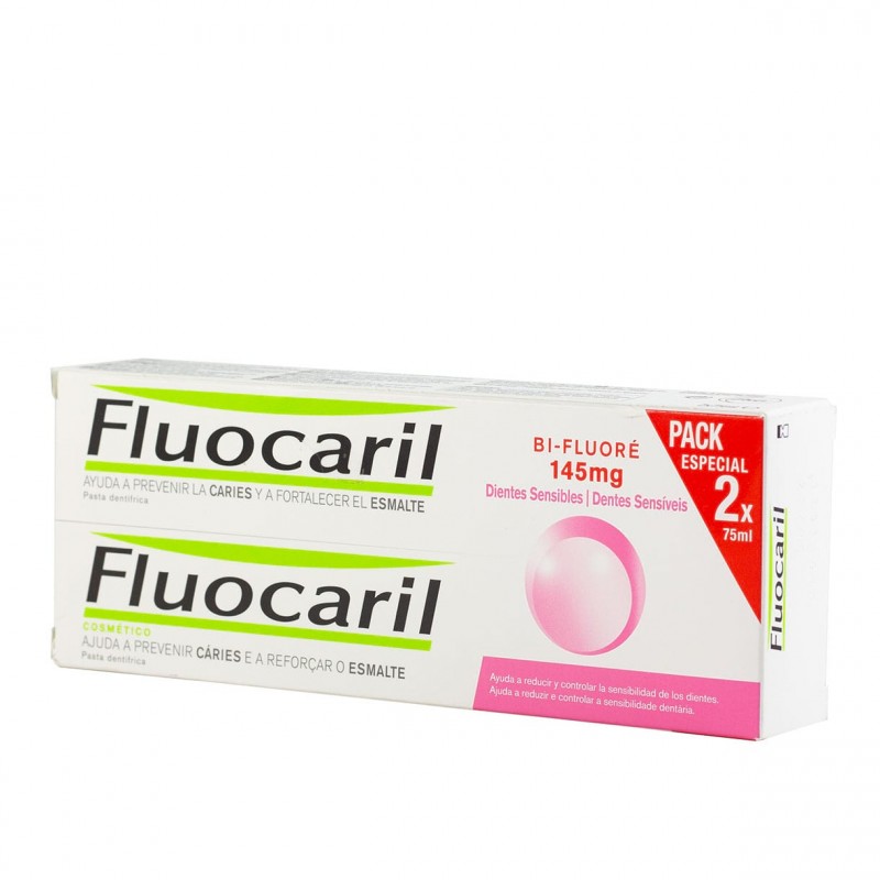 Fluocaril dientes sensibles 75ml pack duplo - Farmacia Olmos