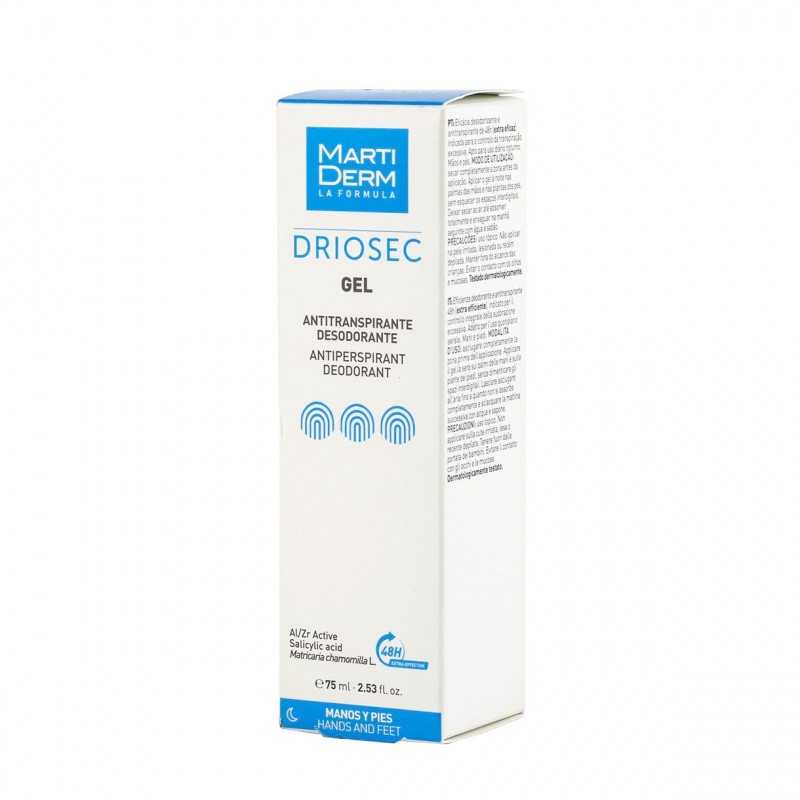 Martiderm driosec gel 75 ml-Farmacia Olmos