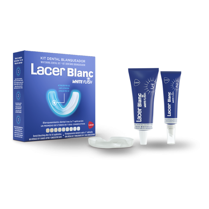 Lacerblanc white flash kit dental blanqueador-Farmacia Olmos