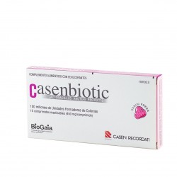 Casenbiotic fresa 10 comprimidos masticables-Farmacia Olmos