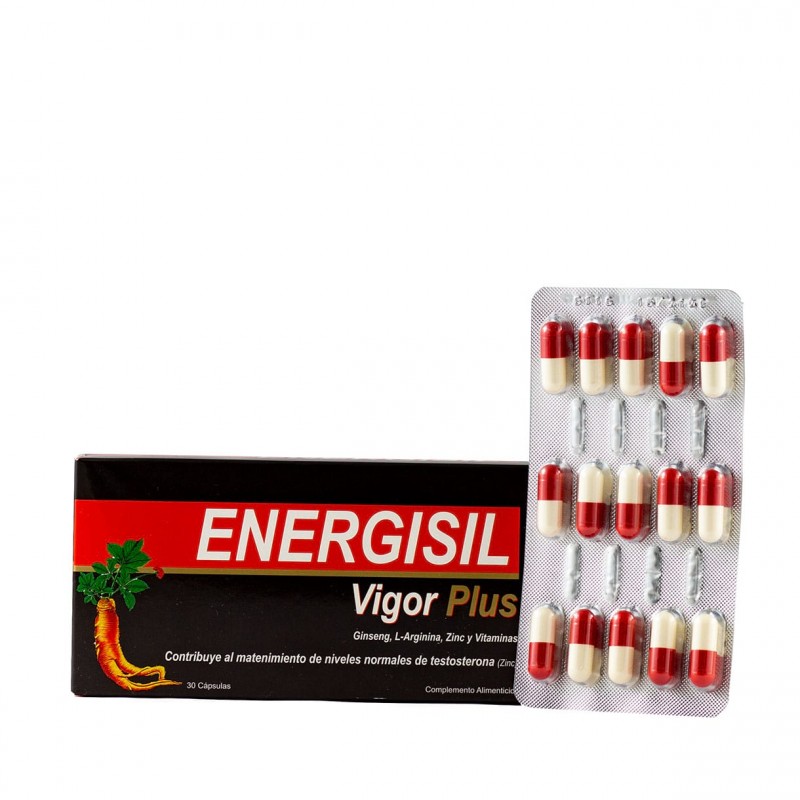 Energisil vigor plus 30 capsulas - Farmacia Olmos