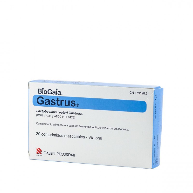 Gastrus 30 comprimidos masticables - Farmacia Olmos