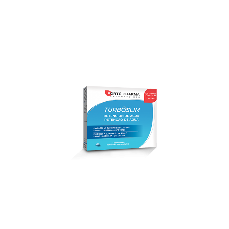 Forte pharma turboslim retencion de agua 56 comprimidos-Farmacia Olmos