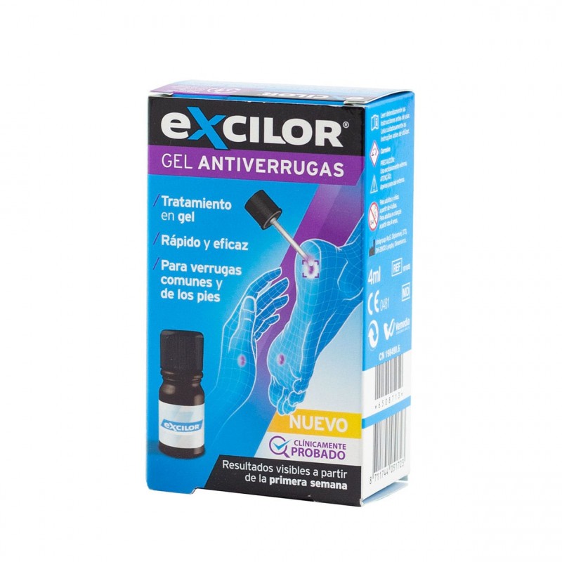 Excilor gel antiverrugas 4ml - Farmacia Olmos