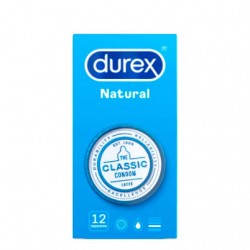 Durex natural 12 preservativos-Farmacia Olmos