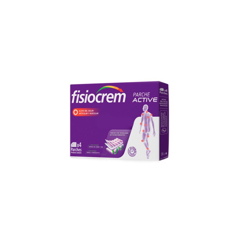 Fisiocrem parche active 4 unidades - Farmacia Olmos