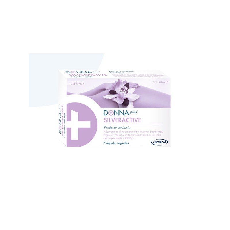 Donna plus silveractive  7 capsulas vaginales- Farmacia Olmos