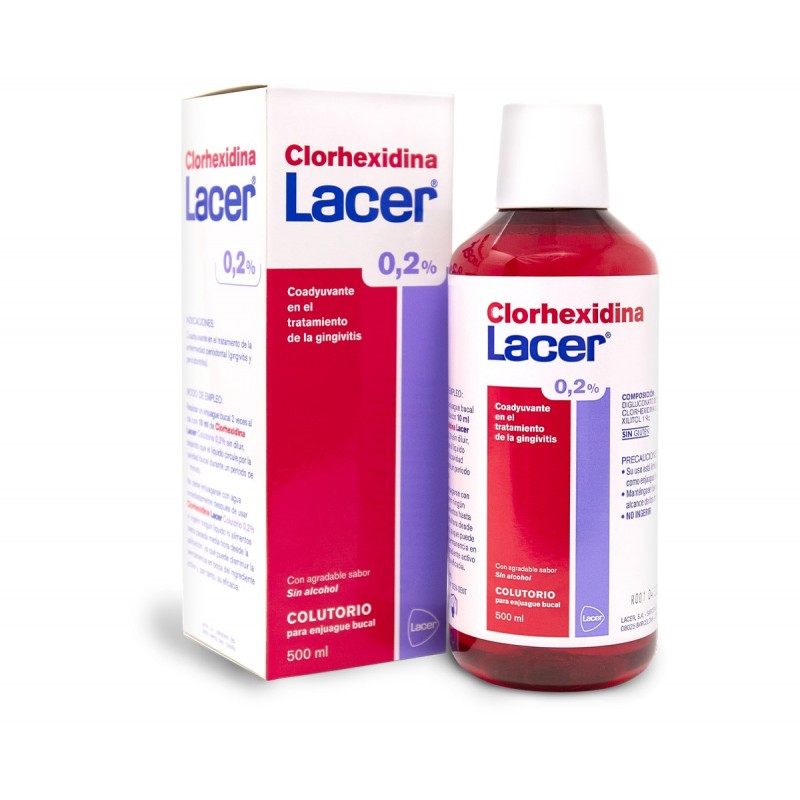 Lacer clorhexidina 0.2% colutorio 500ml-Farmacia Olmos