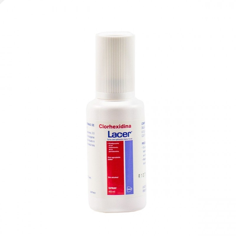 Lacer clorhexidina colutorio spray 40ml-Farmacia Olmos