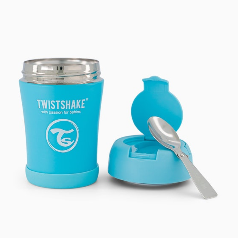 Twistshake food container azul 350ml-Farmacia Olmos