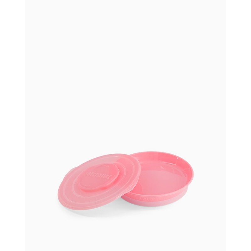 Twistshake plato rosa +6m-Farmacia Olmos