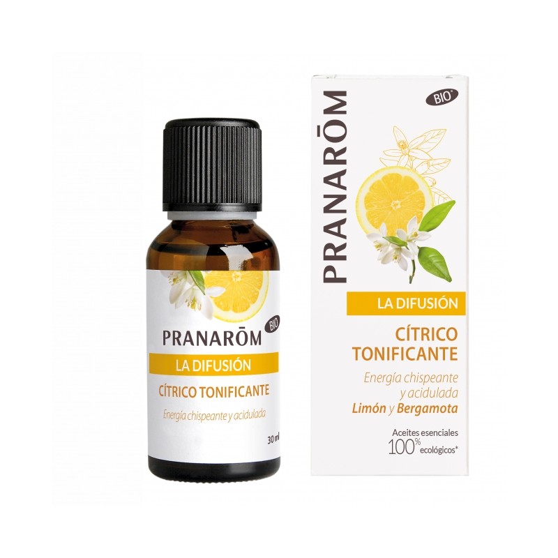 Pranarom la difusion citrico tonificante limon y bergamota 30ml-Farmacia Olmos