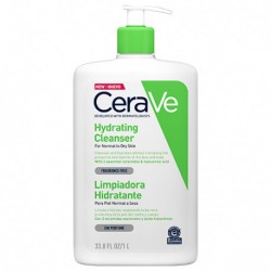 Cerave limpiadora hidratante piel normal/seca 1l-Farmacia Olmos