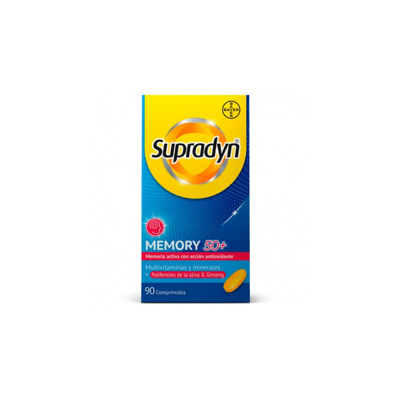 Supradyn memory 50+ 90 comprimidos-Farmacia Olmos