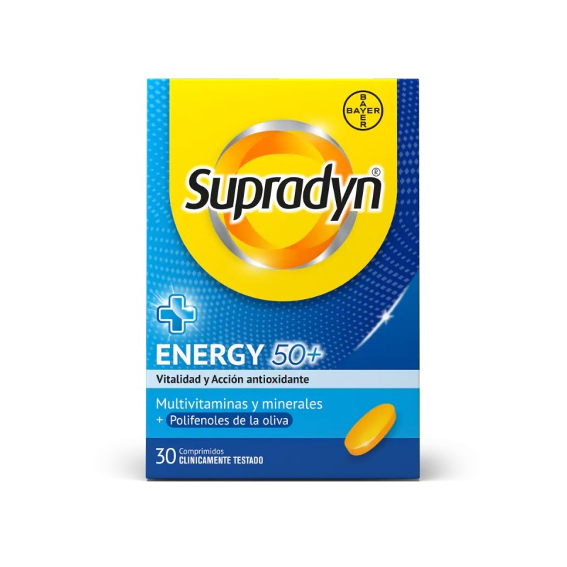 Supradyn activo 50+ 30 comprimidos - Farmacia Olmos