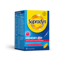Supradyn memoria 50+ 30 comprimidos - Farmacia Olmos