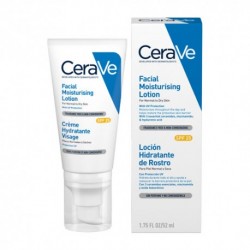 Cerave locion facial piel normal a seca spf25 52ml-Farmacia Olmos