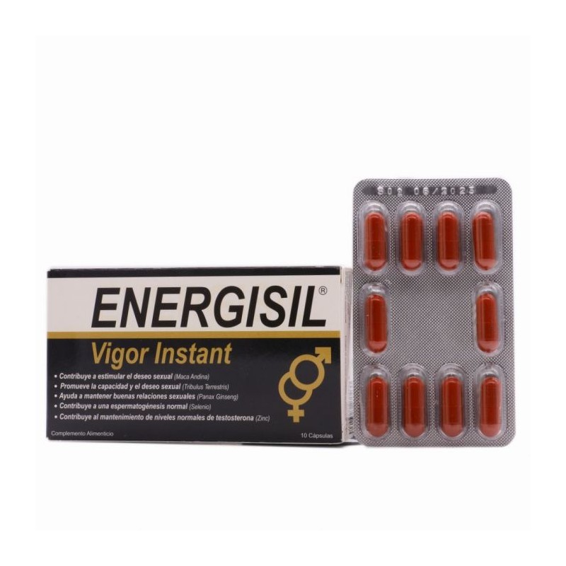 Energisil vigor instant 10 capsulas-Farmacia Olmos