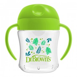 Dr brown´s vaso antiderrame boquilla suave 180ml +6m-Farmacia Olmos