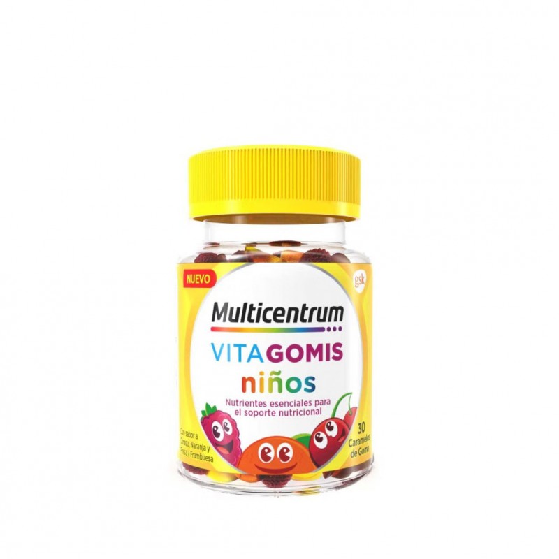 Multicentrum vitagomis niños 30 caramelos de goma-Farmacia Olmos