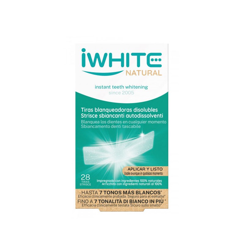 I white tiras blanqueadoras disolubles 28 unidades-Farmacia Olmos
