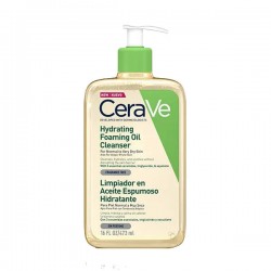 Cerave limpiador aceite espumoso hidratante 473ml-Farmacia Olmos