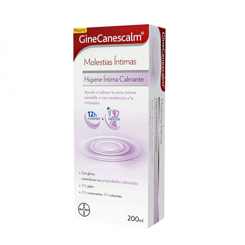 Gine canesgel calm higiene intima calmante 200ml-Farmacia Olmos