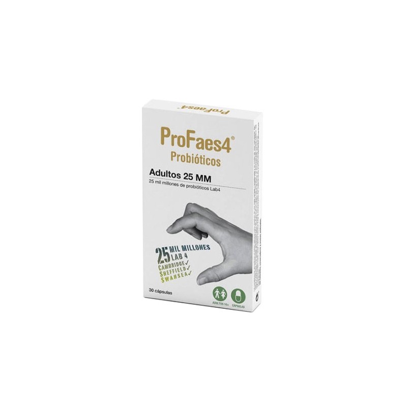 Profaes4 probiotico adultos 25 mm 30 capsulas-Farmacia Olmos