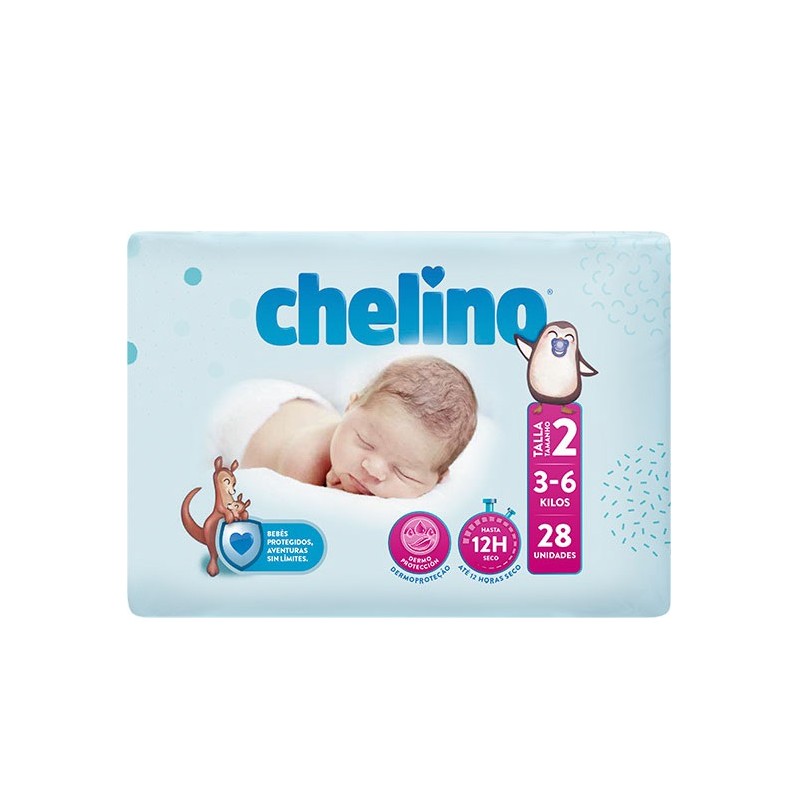 Chelino pañal infantil fashion & love t- 2 (3 - 6 kg) 28 pañales-Farmacia Olmos