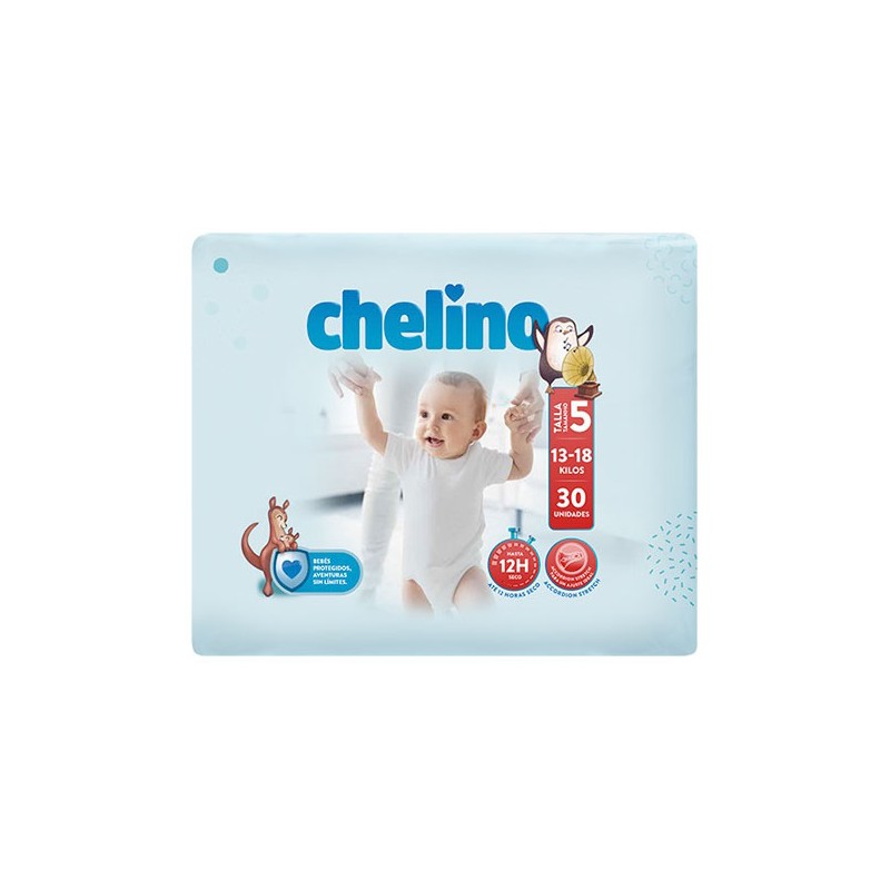 Chelino pañal infantil fashion & love t- 5 (13 - 18 kg) 30 pañales-Farmacia Olmos