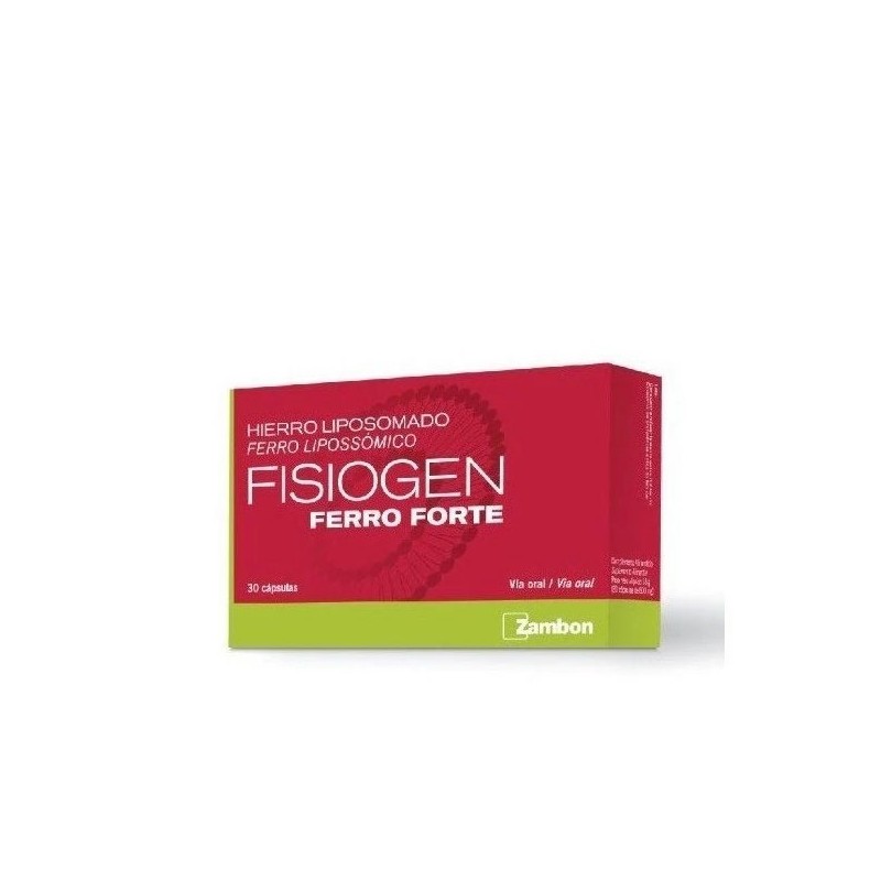 Fisiogen Ferro Forte 30 cap-Farmacia Olmos