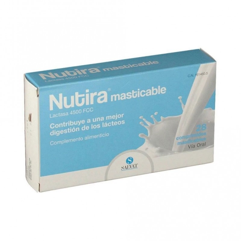 Nutira lactasa 28 comprimidos masticables-Farmacia Olmos