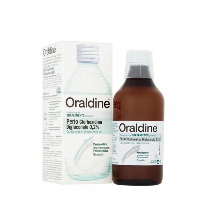 Oraldine perio colutorio clorhexidina 0.2% 400 ml-Farmacia Olmos
