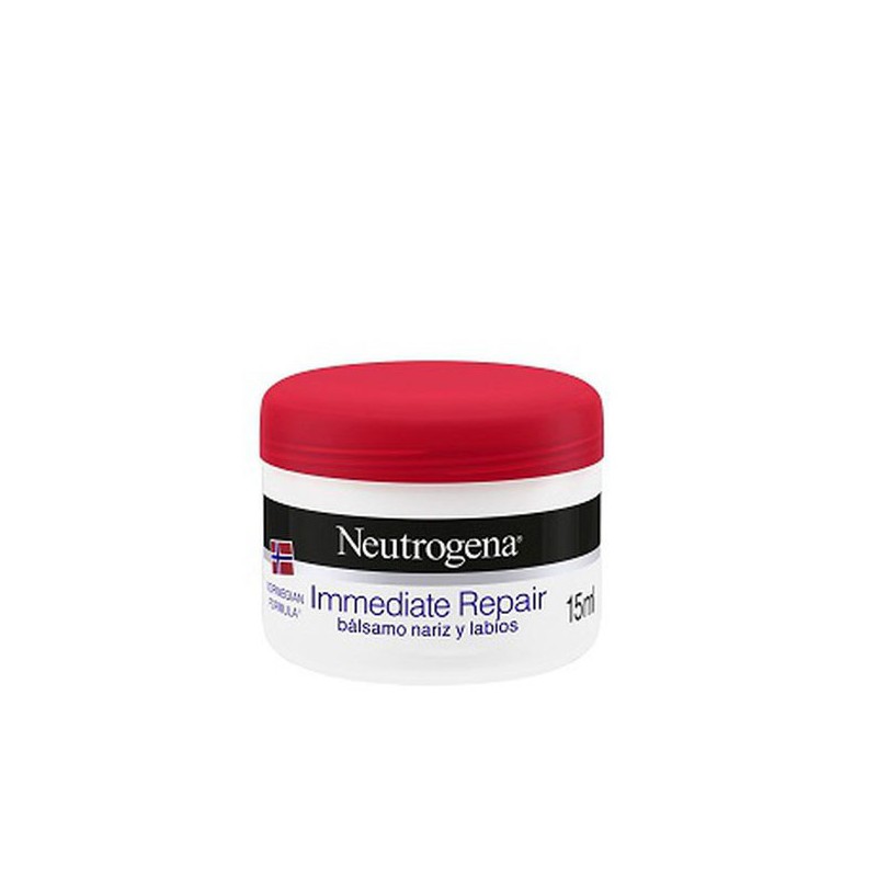 Neutrogena balsamo labios y nariz reparacion inmediata 15 ml-Farmacia Olmos