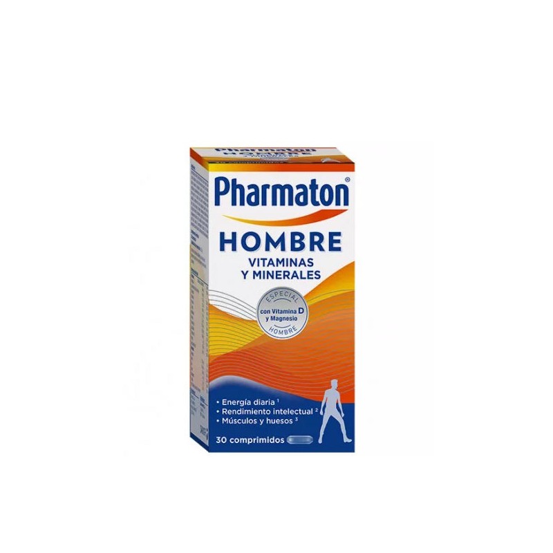 Pharmaton hombre 30 comprimidos-Farmacia Olmos